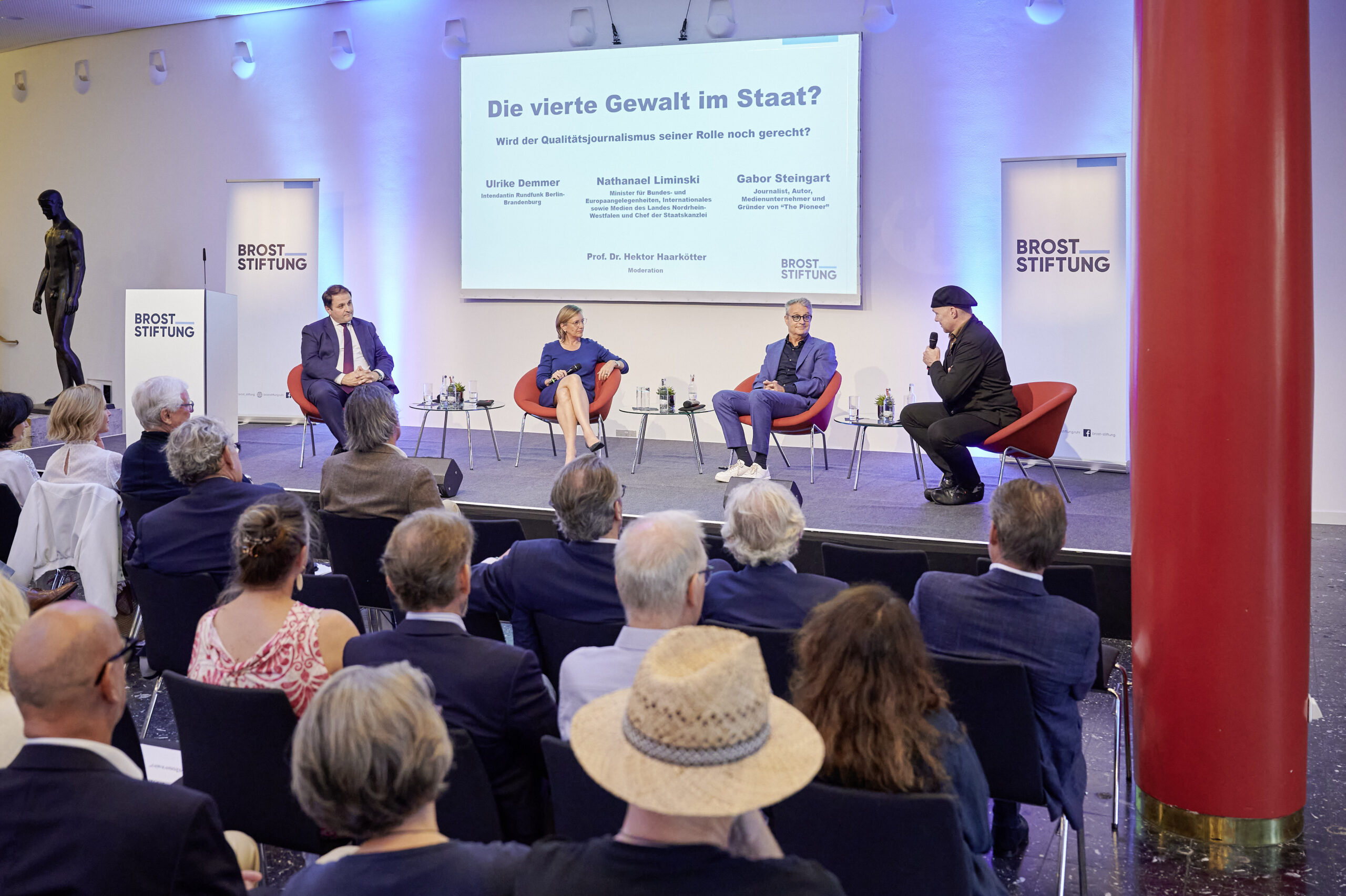 Podiumsdiskussion der Brost-Stiftung